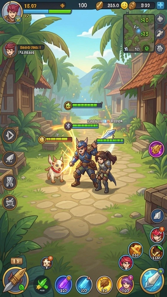 Grafis yang colorful dan memikat.