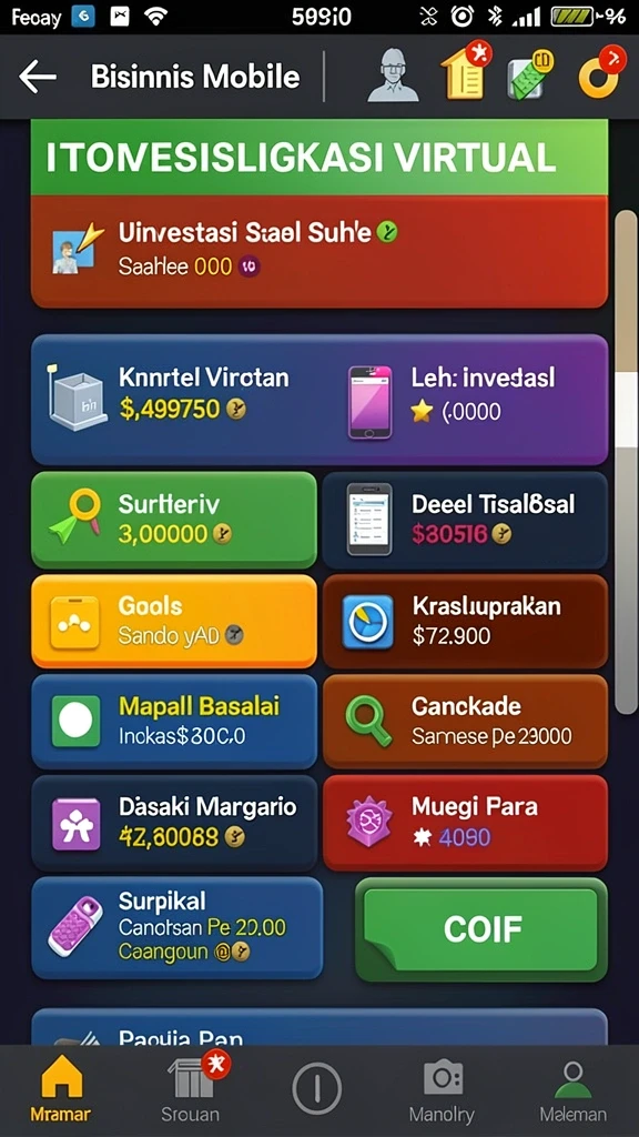 Grafis menarik yang membuat pengalaman bermain semakin hidup.