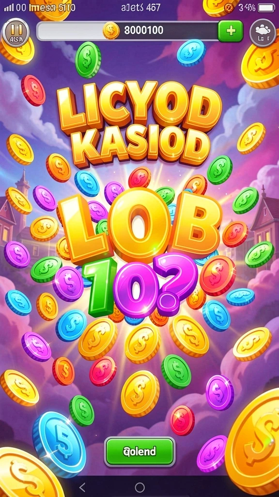 Tampilan awal game yang menarik dan mudah dipahami.