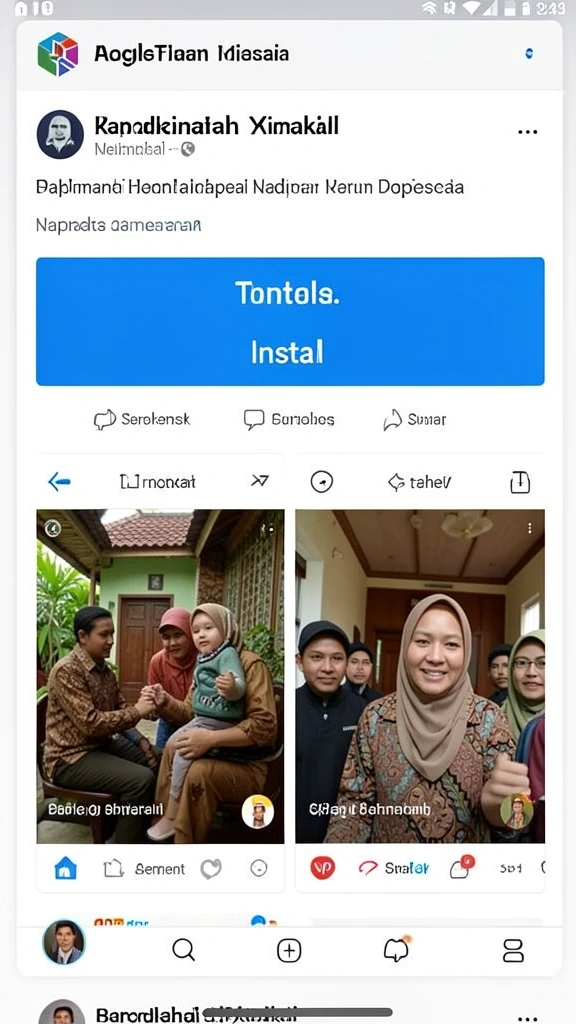 Screenshot menampilkan karakter utama dalam aksi.