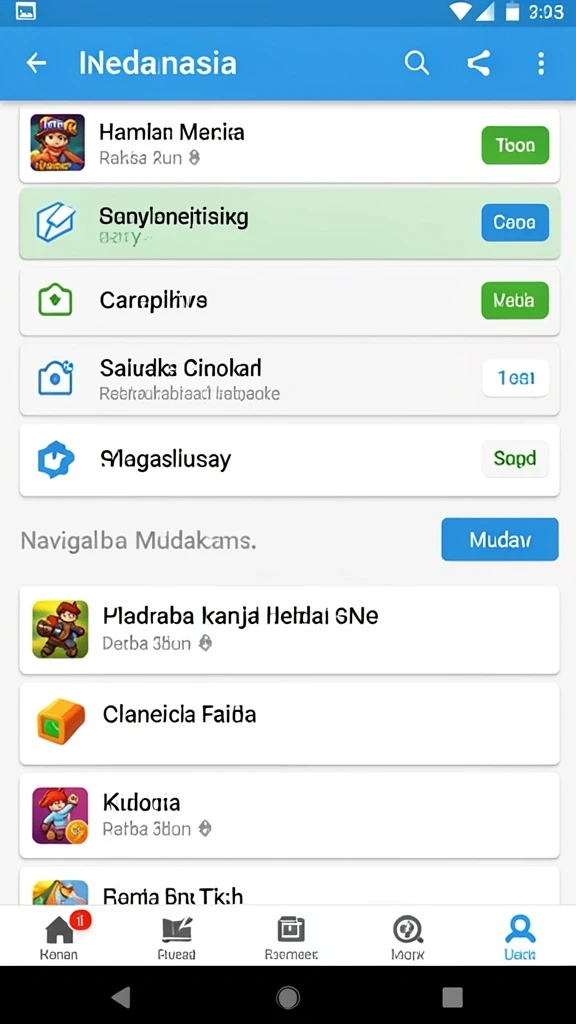 Tangkapan layar komunitas pemain yang aktif.