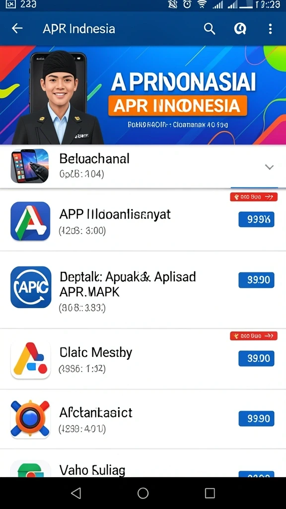 Tampilan awal yang menarik dan intuitif.
