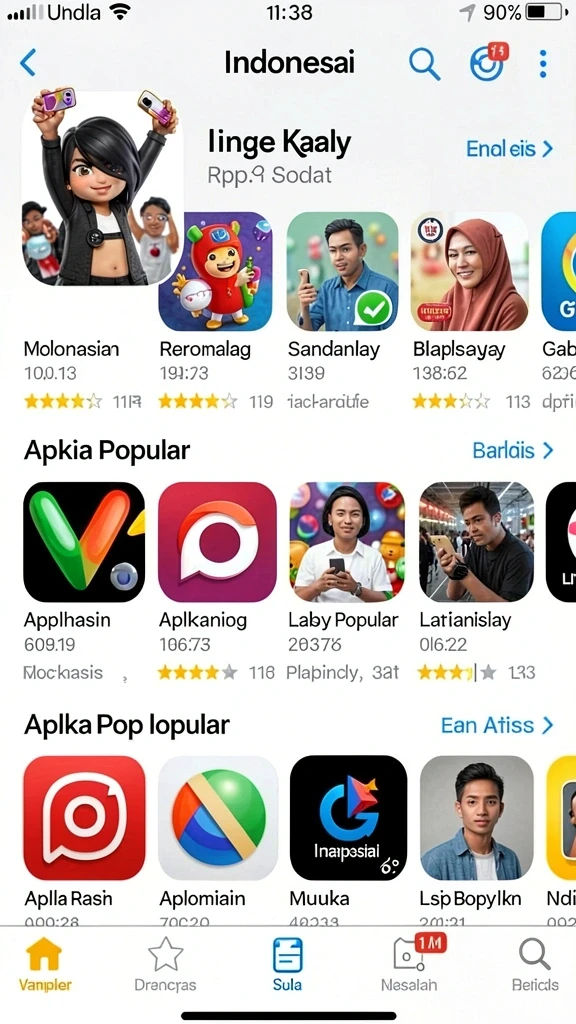 Fitur komunitas yang memungkinkan interaksi antar pemain.