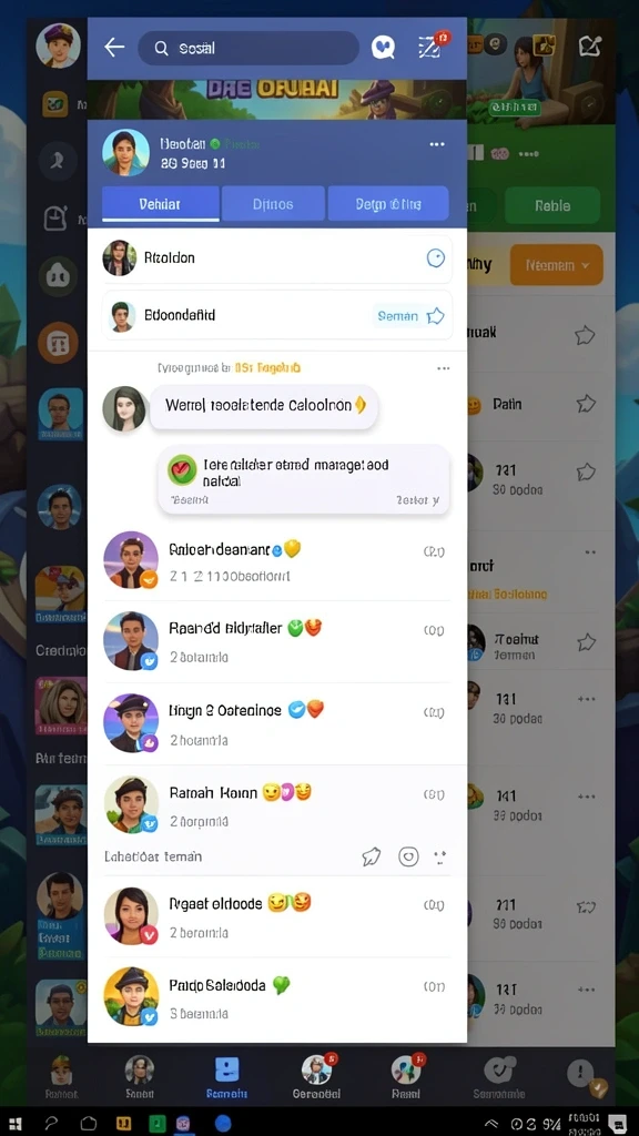 Antarmuka utama FB333 yang menarik dan intuitif.
