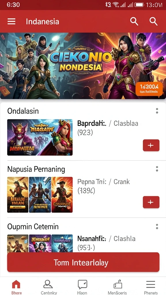 Tampilan antarmuka yang intuitif dan menarik.