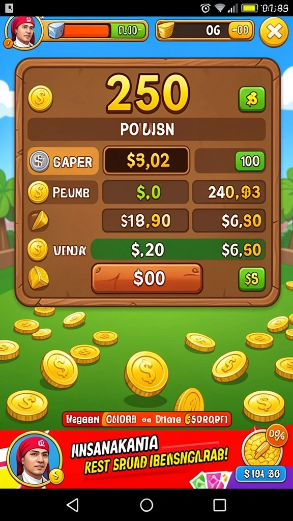 Bonus harian yang menggiurkan.