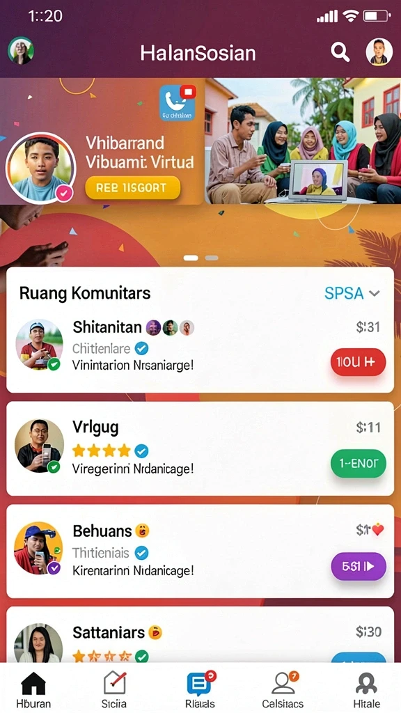 Tangkapan layar dari mode multiplayer yang seru.