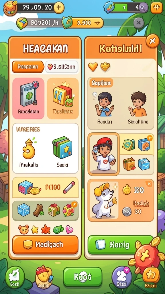 Fitur bonus menarik untuk meningkatkan gameplay.