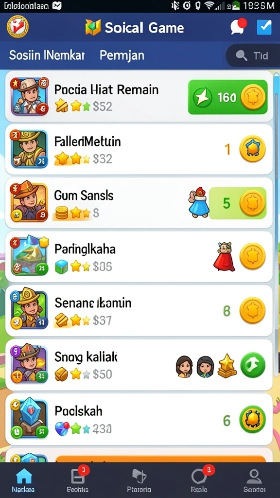 Tampilan karakter utama dalam pertempuran epik.