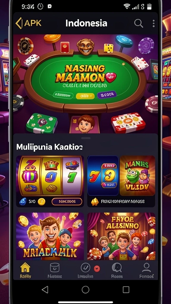 Beragam pilihan tema slot yang menghibur.