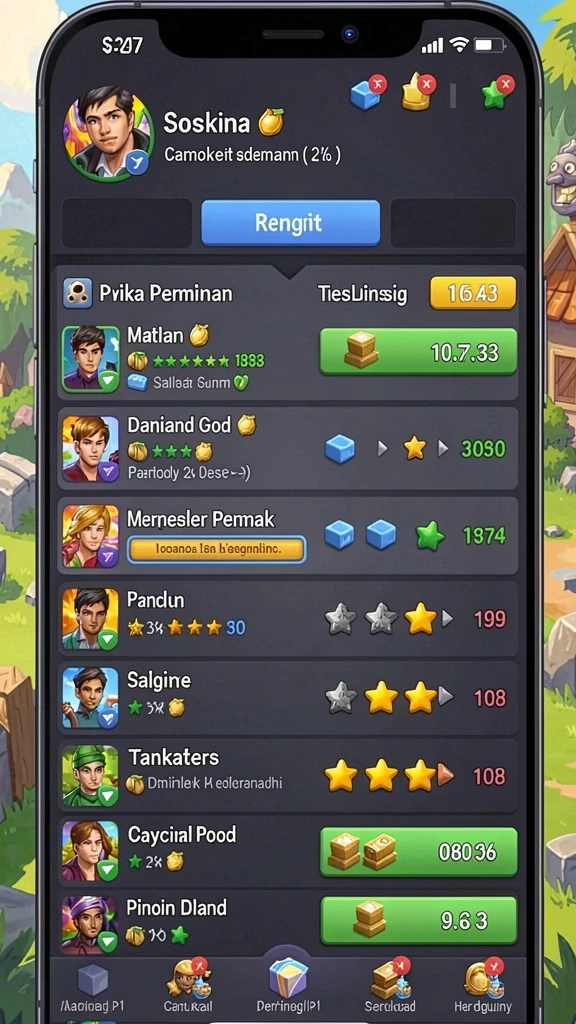 Tampilan antarmuka yang user-friendly.