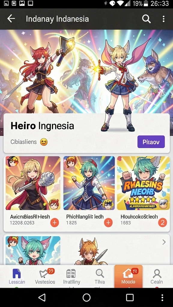 Screenshot menunjukkan antarmuka utama OVO88 yang menarik.