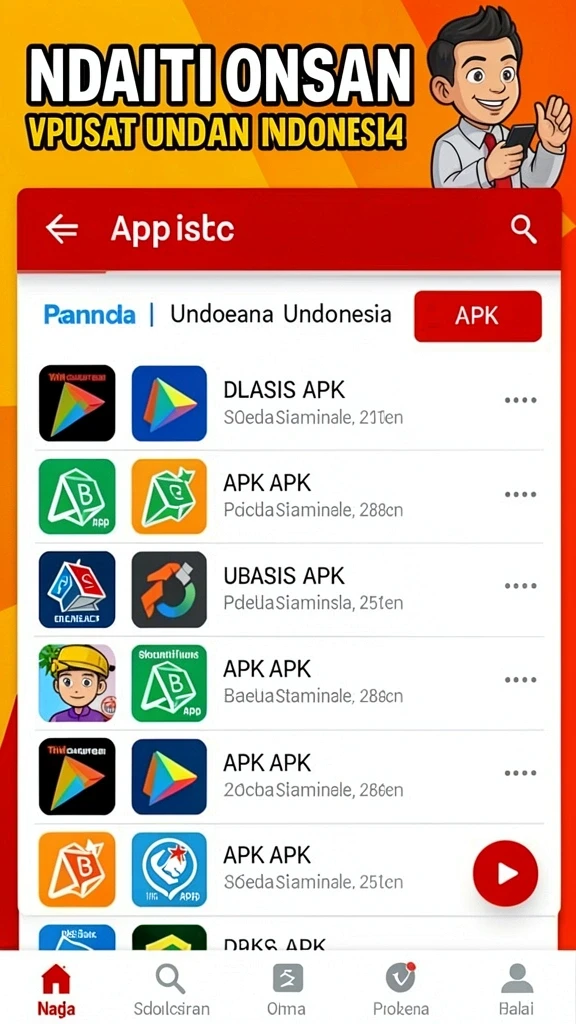Beragam permainan seru untuk dipilih.