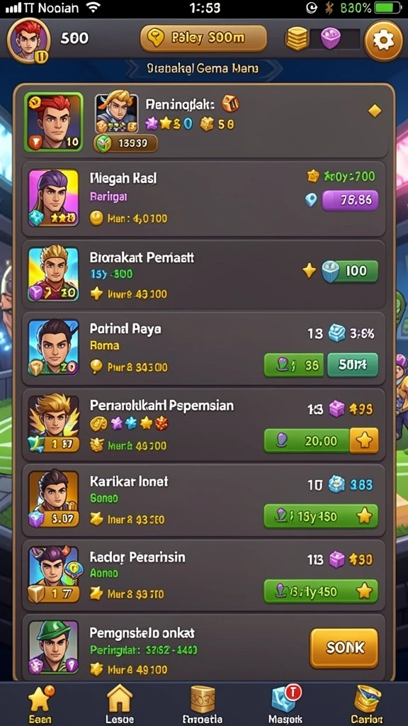 RATU123 dengan mode permainan seru bersaing.