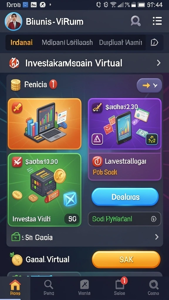 Pengalaman bermain yang menyenangkan dan interaktif.