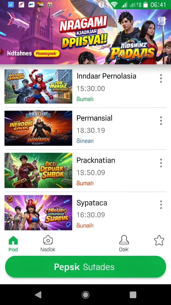 Tampilan antarmuka yang ramah pengguna.