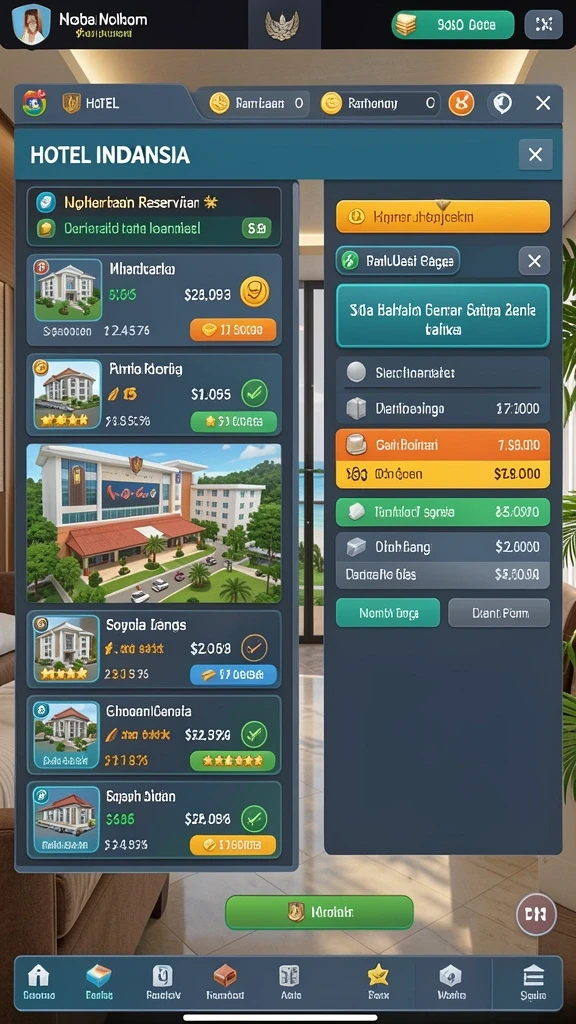 Tampilkan aksi karakter di level penuh tantangan.