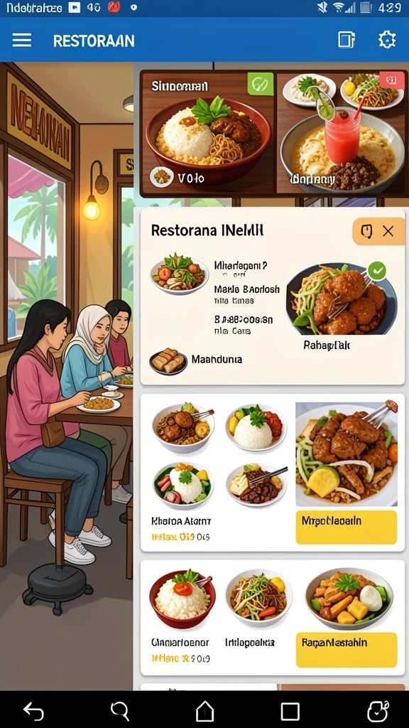 Pemandangan indah dari dunia game SUPER33.