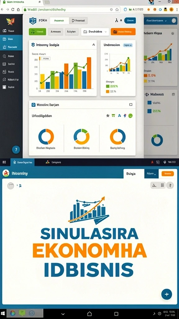 Screenshot menampilkan antarmuka utama SURGA11 yang menarik.