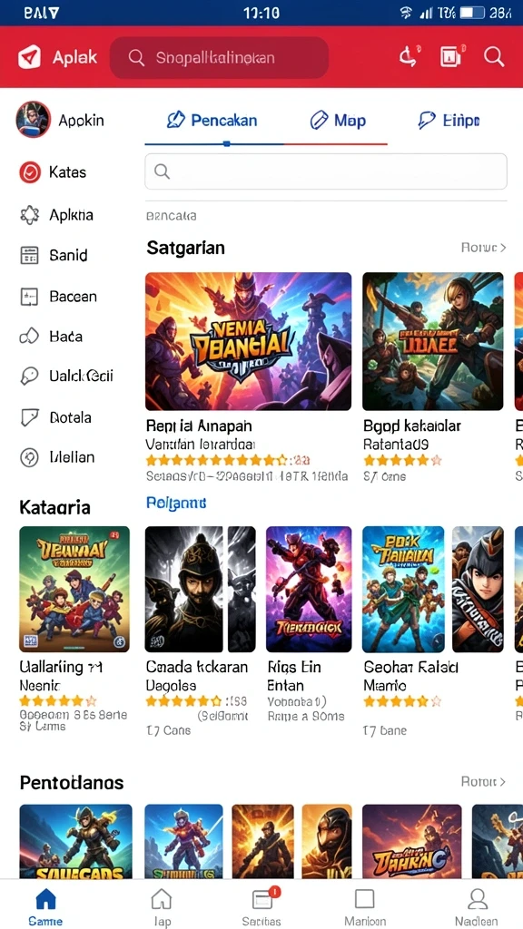 Screenshot memperlihatkan komunitas aktif dalam game.