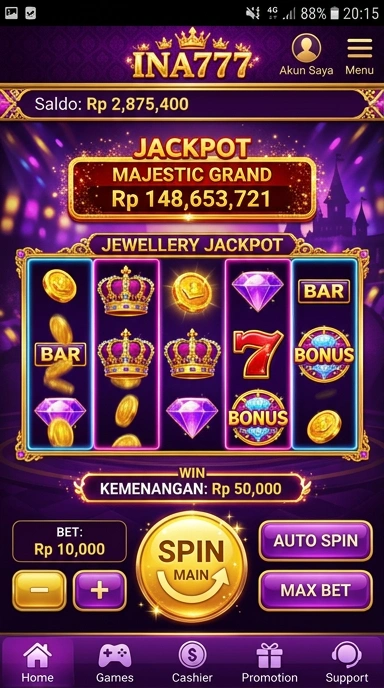 ina777 — menu pengaturan